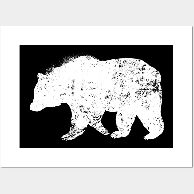 Bear Wall Art by Black Tee Inc